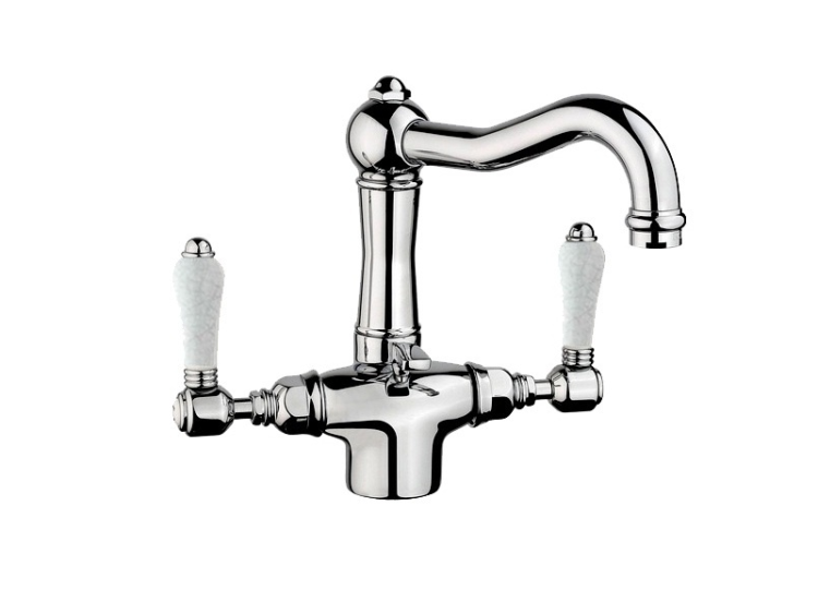 Смеситель для раковины Nicolazzi Petit Mont Blanc на 3 отверстия хром 1432CR78