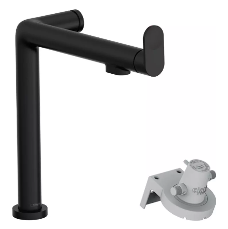 Смеситель для кухни Hansgrohe Aqittura M91 черный матовый 76804670