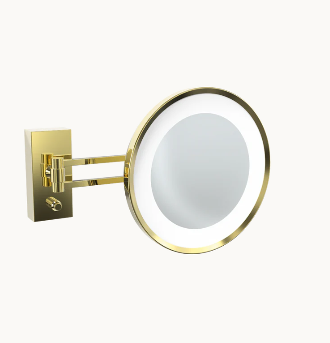 Косметическое зеркало настенное Decor Walther BS 15 220x300 мм золото 0122220