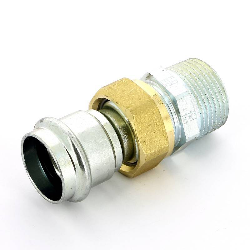 Муфта пресс-НР разъемная Viega Prestabo 28x1 оцинкованная сталь 559267