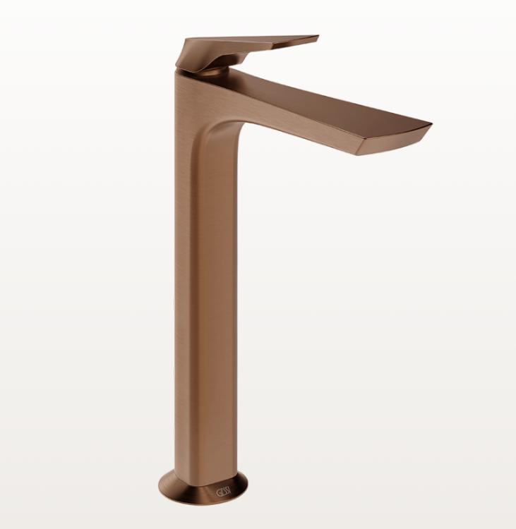 Смеситель для раковины Gessi Ventaglio однорычажный Copper Brushed PVD 72004#708