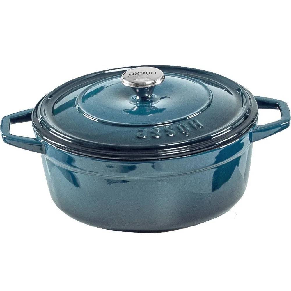 Кастрюля глубокая Hascevher Y DT 20 см Blue A908020