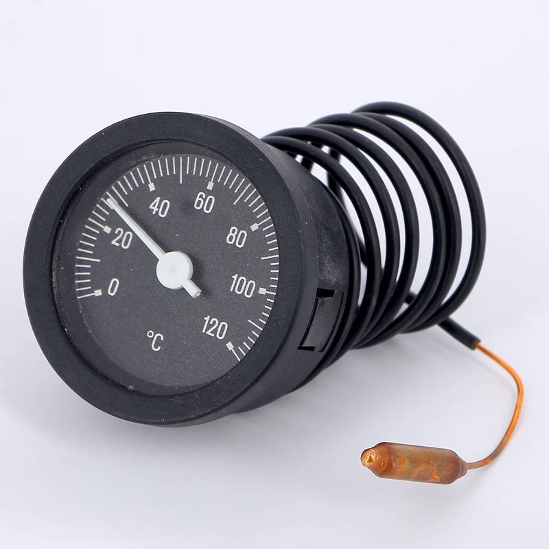 Термометр биметаллический дистанционный Emmeti 52 мм 0-80 °C капилляр 1000 мм 00622056