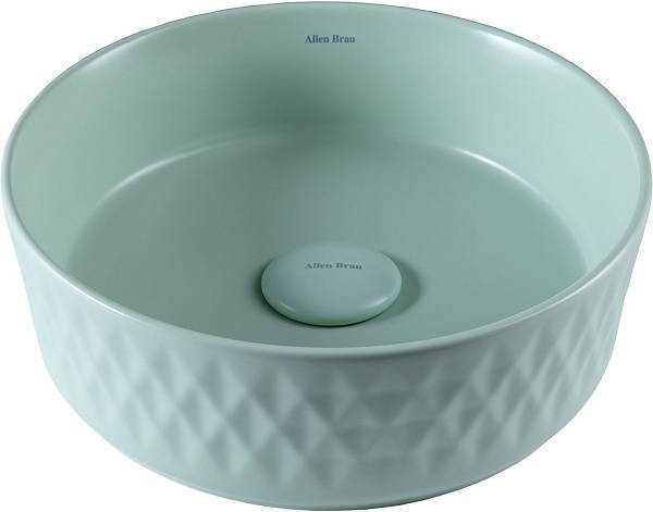 Раковина-чаша Allen Brau Fantasy 36х36х12 см мятный 4.11033.MT