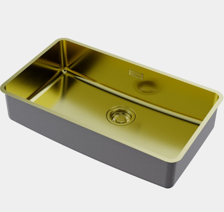 Кухонная мойка OMOIKIRI Omi Ultra 730x415 мм светлое золото 4997562