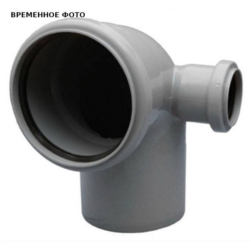 Отвод канализационный Ostendorf HT 110x50 мм 87° правый 115780