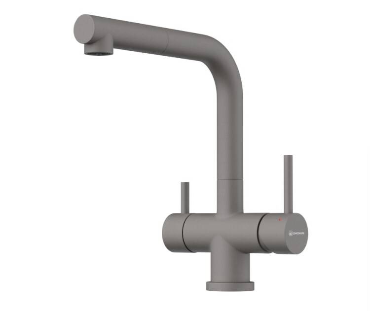 Смеситель для кухни OMOIKIRI Takamatsu-S ленинградский серый 4994562