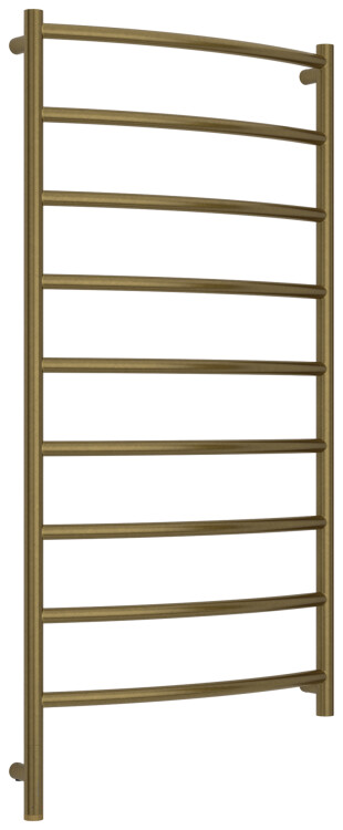 Полотенцесушитель электрический Сунержа Галант 3.1 1200x600 мм МЭМ нижнее слева бронза состаренная HOG0560001260