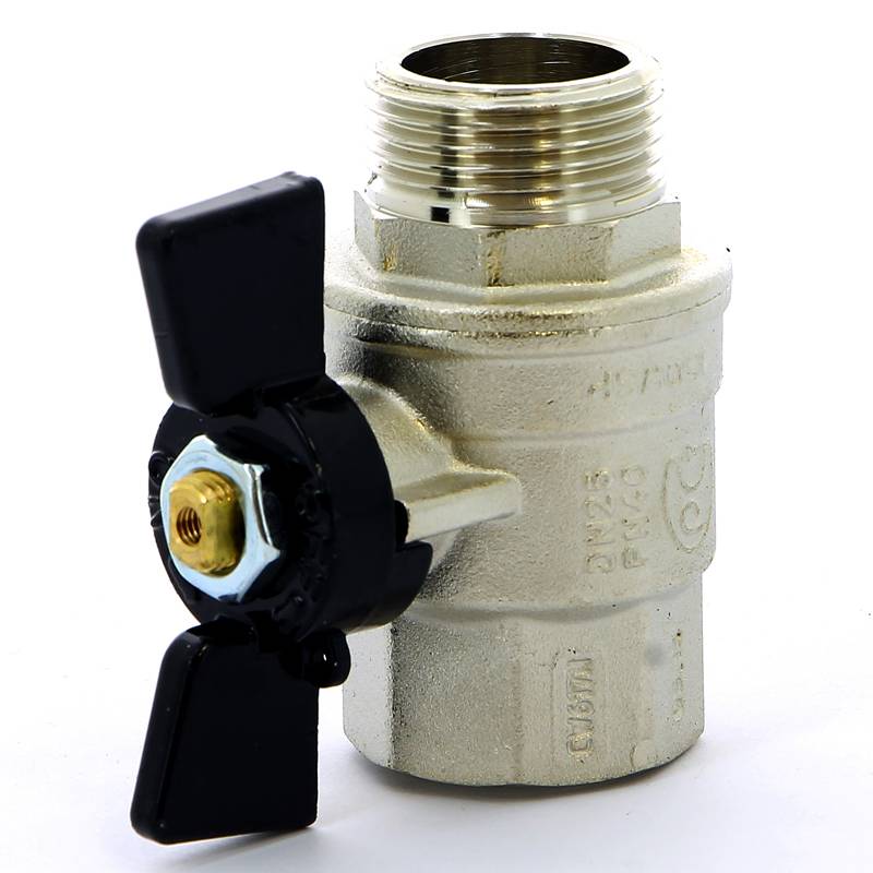 Кран шаровой Bugatti Oregon 1 НВ бабочка 03070070