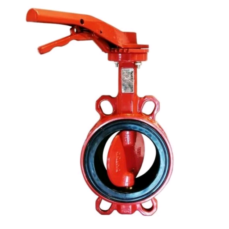 Затвор дисковый поворотный межфланцевый Tecofi VPI4448-02 DN80 PN16 с рукояткой VPI4448R02EP0080