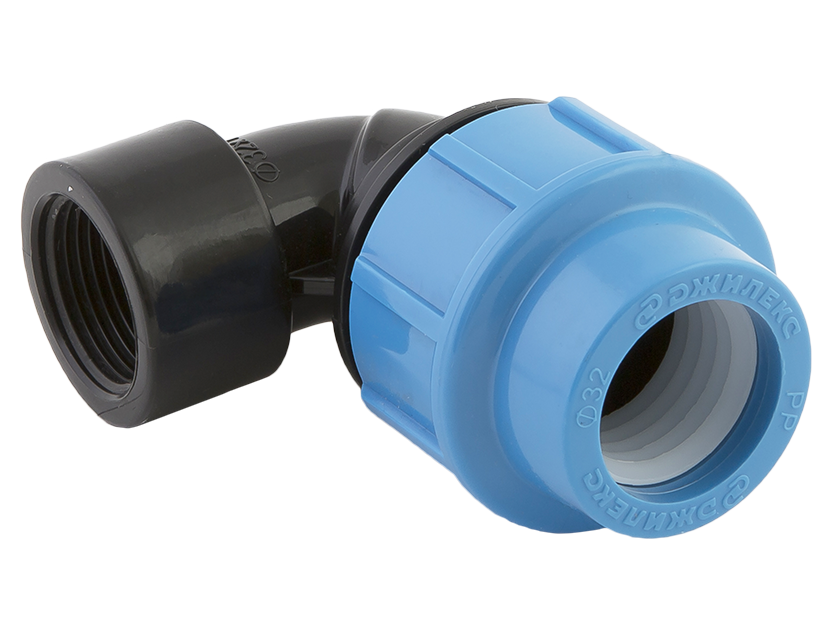 Отвод ПНД ДЖИЛЕКС 32х1 внутренняя резьба 1029095