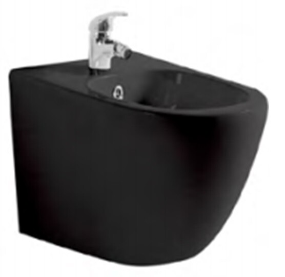 Биде подвесное Splendy Light 365х525х320 мм черный матовый LI10852V1BM