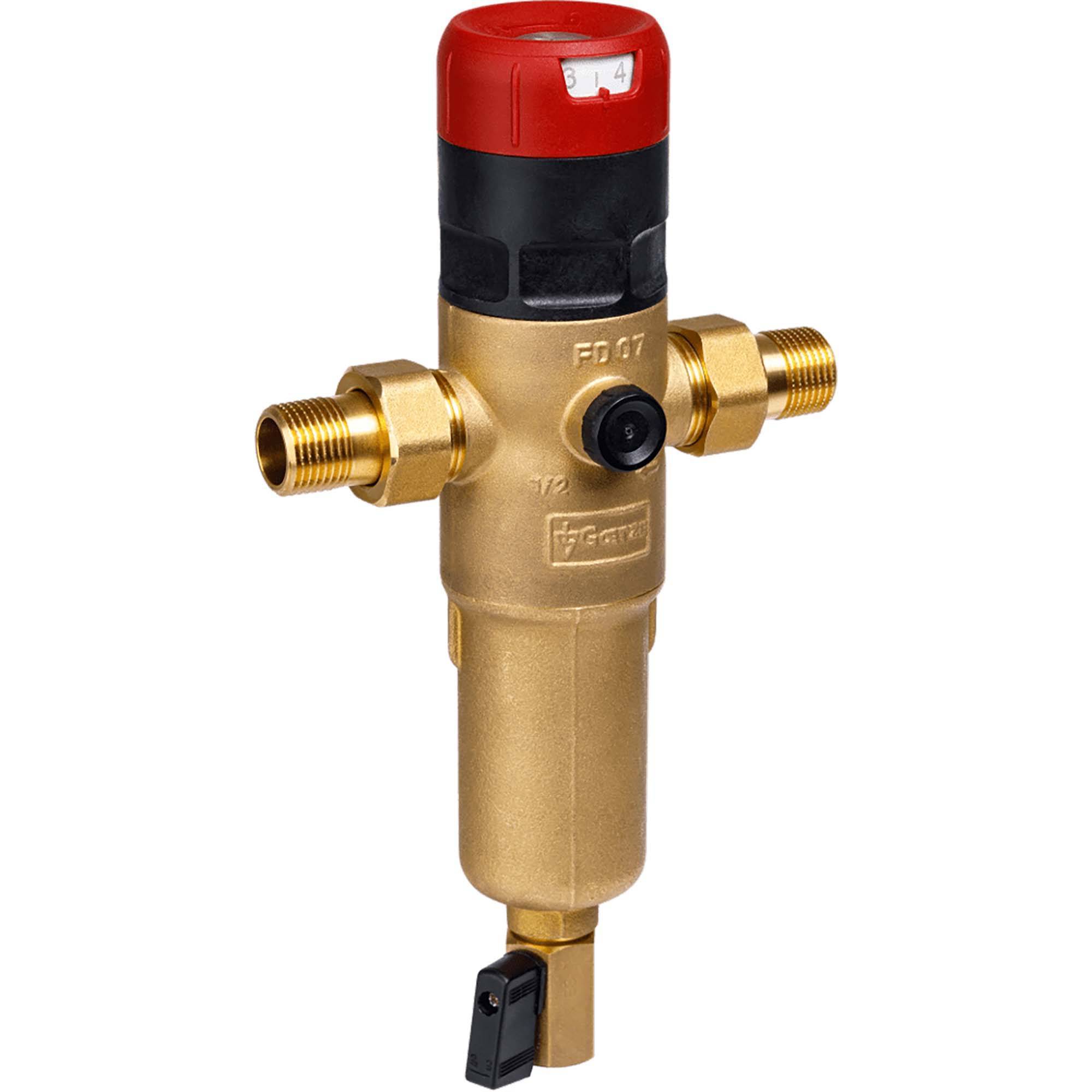 Фильтр сетчатый с редуктором давления Goetze FD07-1/2H (SP) для горячей воды FD07-1/2H (SP)