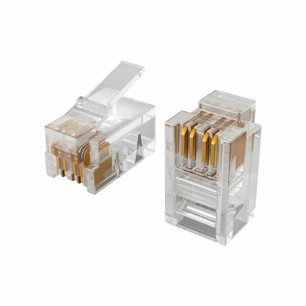 Коннектор ectoControl 4P4C RJ11 10 шт. ec01062