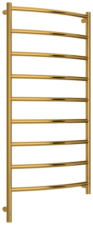 Полотенцесушитель электрический Сунержа Галант 3.1 1200x600 мм МЭМ нижнее слева золото HOG0360001260