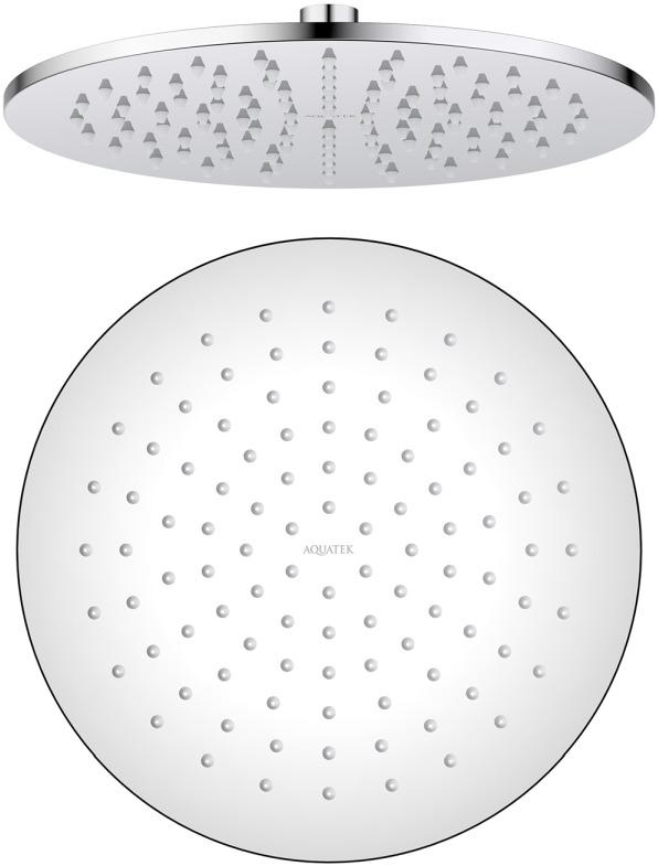 Верхний душ Aquanet AQ2077CR круглый 250х7 мм хром AQ2077CR