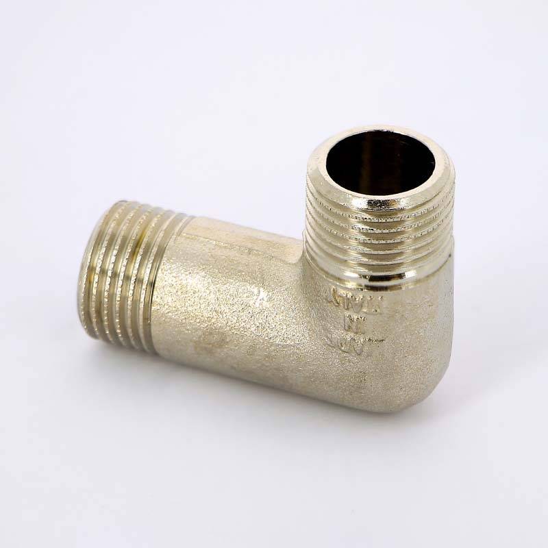 Угольник резьбовой Uni-Fitt 1/2 Н-Н никелированный 613N2200