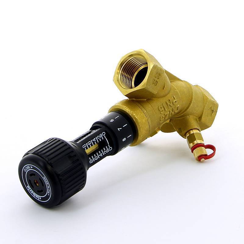 Клапан балансировочный ручной Cimberio CIM 747OT 1 ВВ с 2 ниппелями CIM 747OT N 1