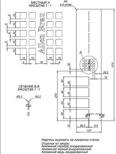 Накладка для сифона Allen Brau Infinity 61.4x13.7 см серебро 8.210N5-BA