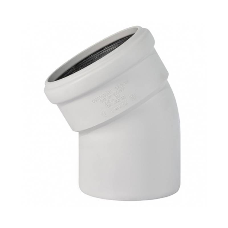 Отвод для бесшумной канализации Ostendorf Skolan Safe 30° 110 мм 335110