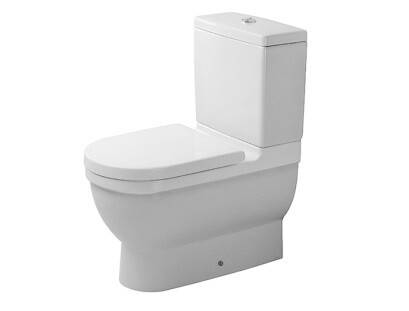 Унитаз напольный Duravit Starck 3 360x655 мм белый 0128090000