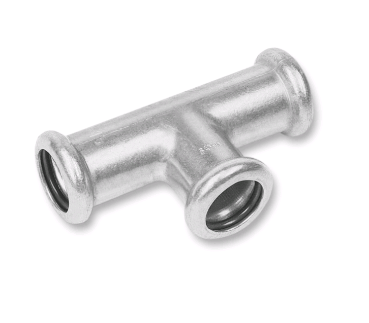 Тройник Sanha NiroPress AISI304L пресс 22 мм 691130223