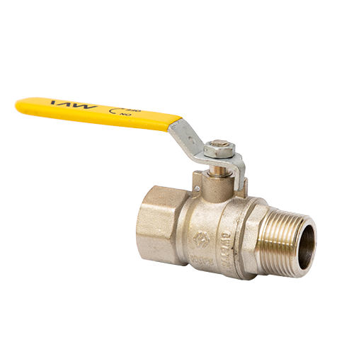 Кран шаровой для газа MVI ВН 1/2 дюйма ручка рычаг ABV.812.04