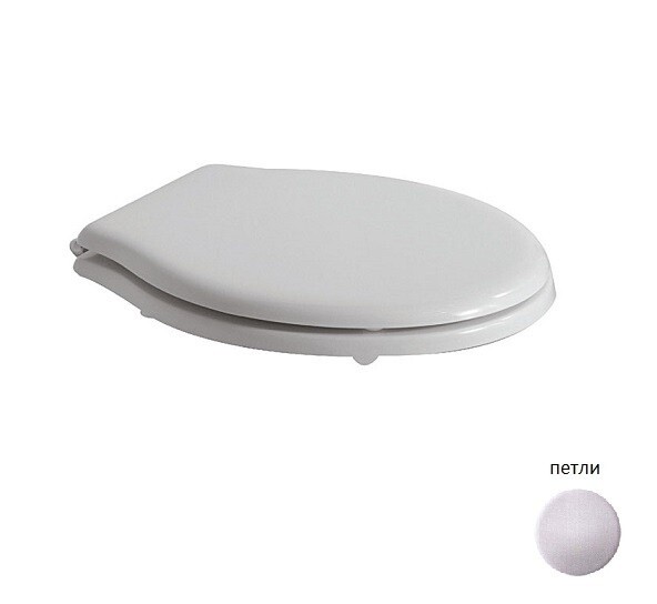 Сиденье для унитаза Globo Paestum 368x415 мм белый PA138BI