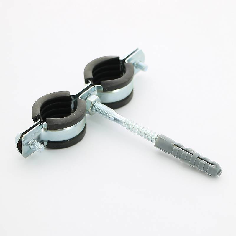 Хомут двойной с резиновым уплотнителем, шпилькой и дюбелем Uni-Fitt 3/4 дюйма (25-29 мм) 850D3800