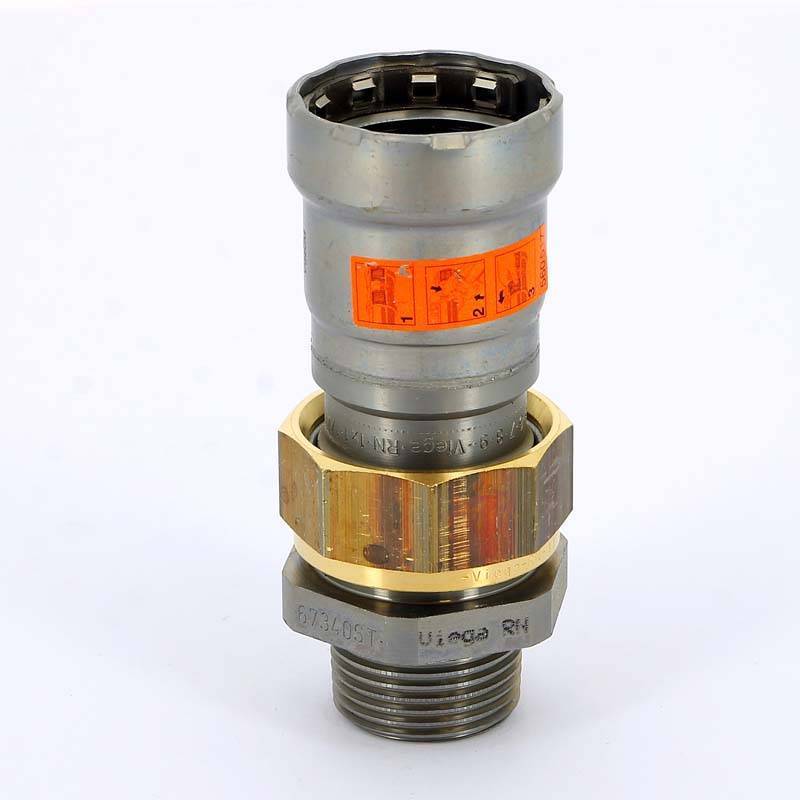 Муфта пресс-НР разъемная Viega Megapress 1 1/4 оцинкованная сталь 718916