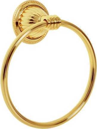 Полотенцедержатель-кольцо Boheme Hermitage золото 10354