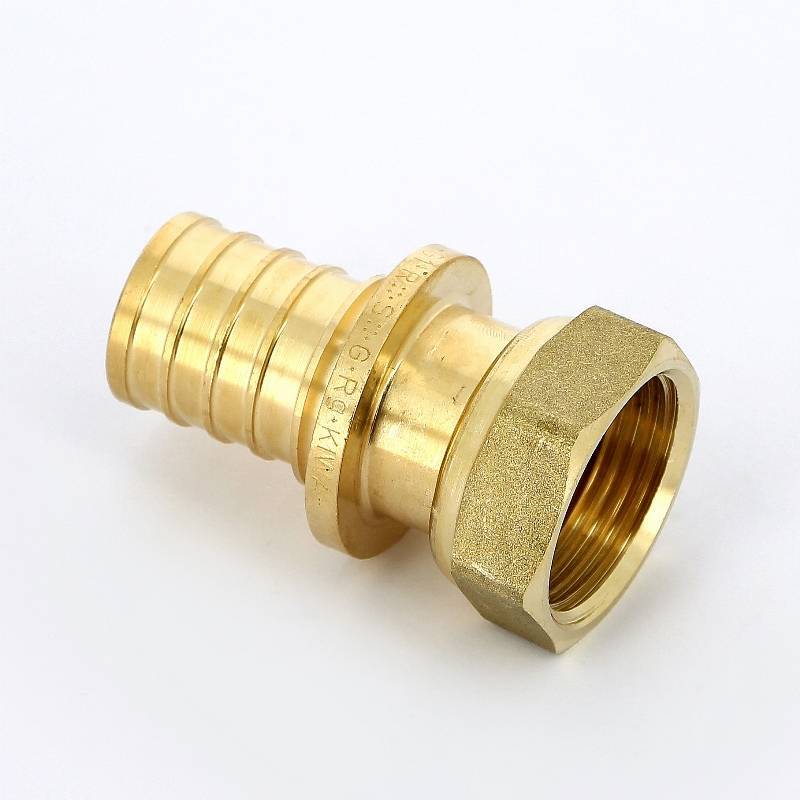 Муфта с накидной гайкой Rehau Rautitan RX 32х1 бронза 366081