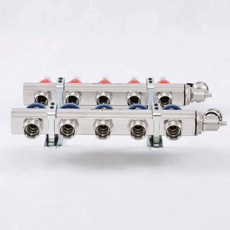 Коллекторная группа Uni-Fitt серия E 1x3/4 EK 5 выходов с расходомерами 440E4305