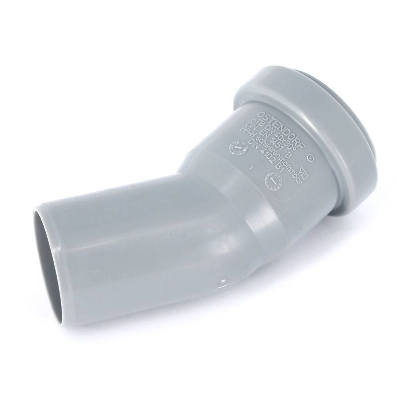 Отвод канализационный Ostendorf HTB 40х30° 111110