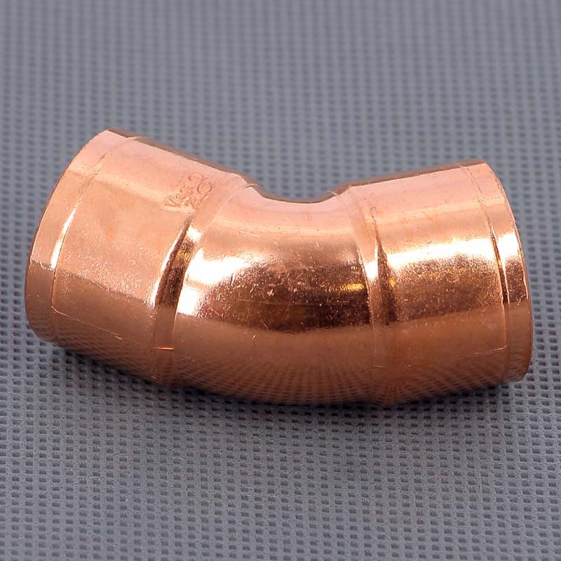 Угол двухраструбный 45 градусов пайка Viega 28 мм 101459