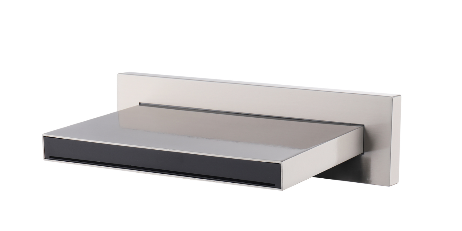 Излив настенный каскадный Boheme Zodiac 12.8 см никель 625/2-NB