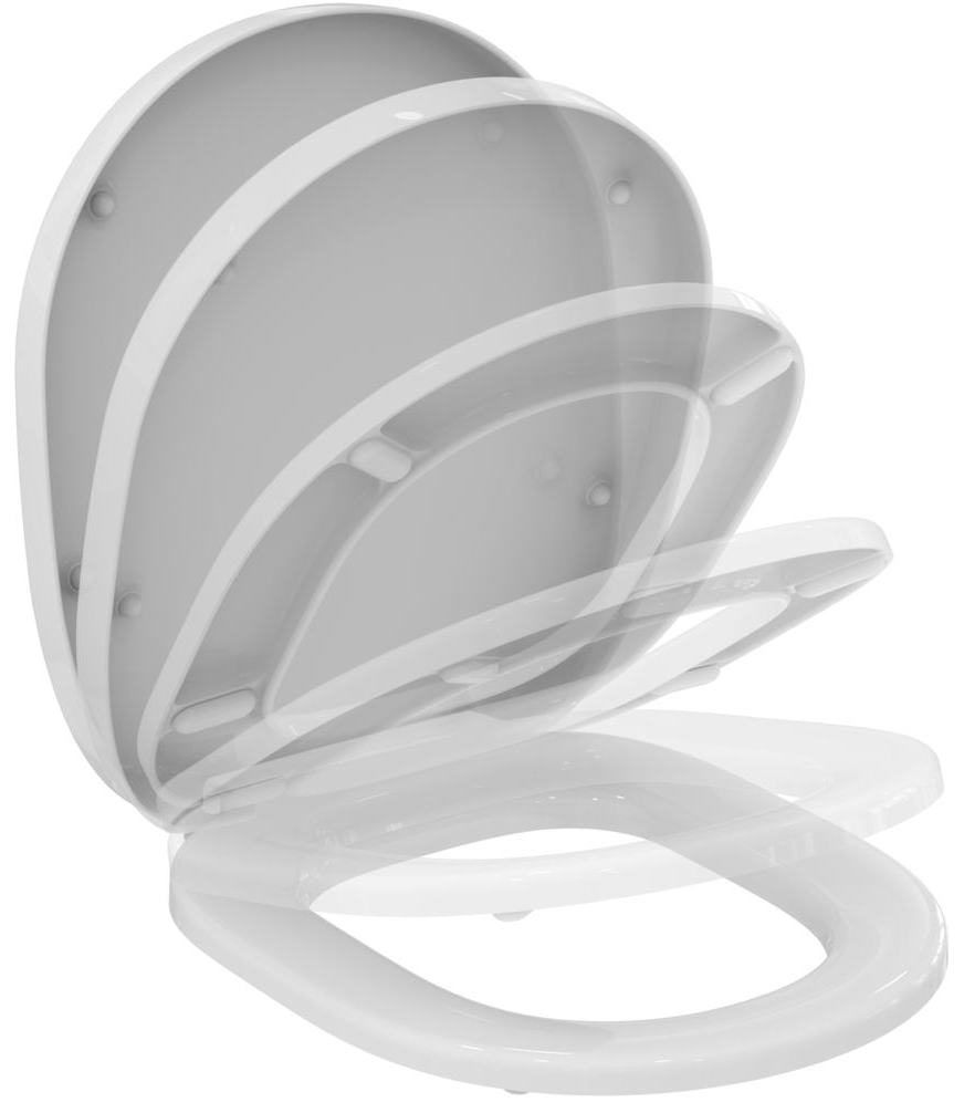 Крышка-сиденье Ideal Standard Connect микролифт дюропласт E712701