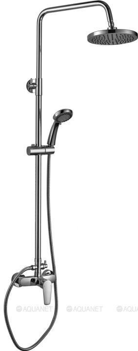 Душевая система Rossinka Silvermix S35-45 со смесителем и верхним душем хром S35-45