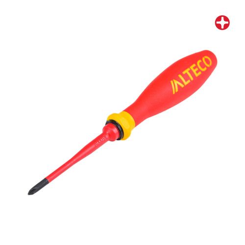 Отвертка диэлектрическая VDE Slim PH 1x80 мм ALTECO 95111