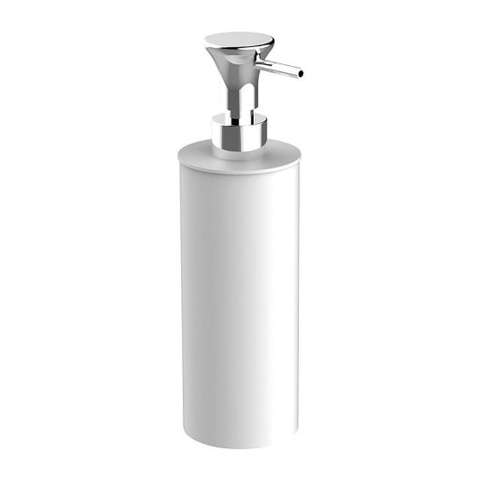 Дозатор для жидкого мыла Cisal Vita 80х80х175 мм White/Chrome VI09061061