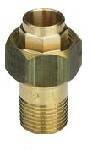 Разъемное соединение Viega под пайку 15 мм x 1/2 НР бронза 102128