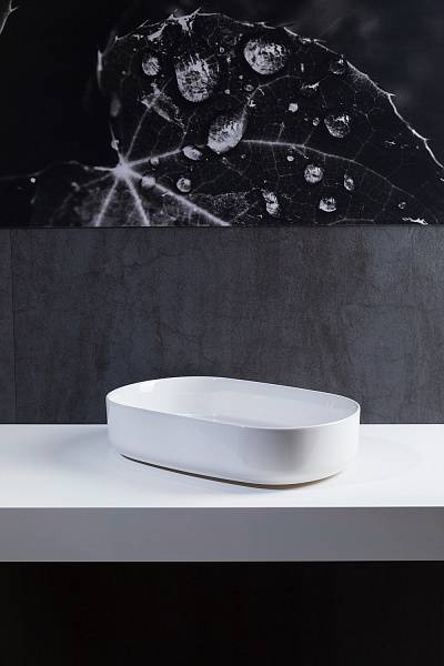 Раковина накладная Allen Brau Fantasy 55 см белый 4.11022.20