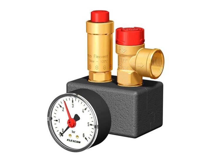 Группа безопасности Flamco Flexcon KSG Eco Plus 2.5 бар 27930