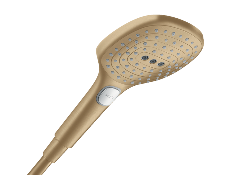 Ручной душ Hansgrohe Raindance Select E 120 3jet шлифованная бронза 26520140