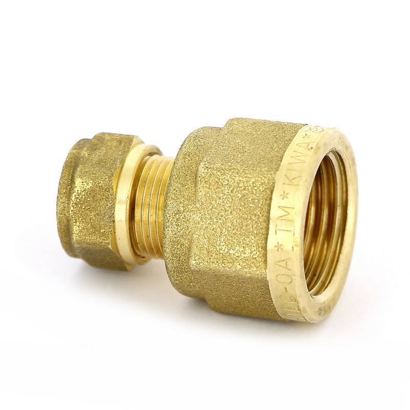 Муфта обжимная Tiemme 1100 10 мм х 1/2 ВР латунная 1000031