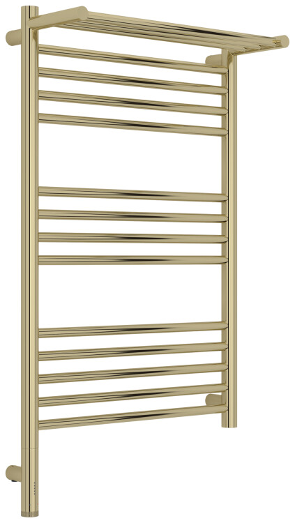 Полотенцесушитель электрический Сунержа Богема 3.1 с 1 полкой 800x500 мм МЭМ нижнее слева шампань 020-6006-8050