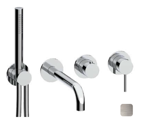 Смеситель для ванны и душа Almar Water Control Modular Brushed Nickel E180143NB