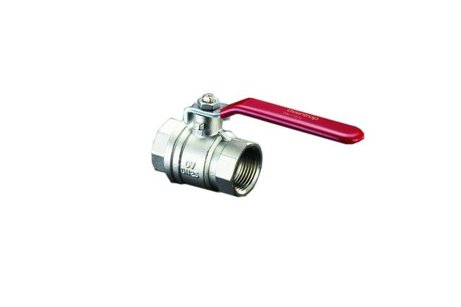 Кран шаровой Oventrop Optibal DN 40 1 1/2 ВВ PN 16 ручка-рычаг 1076012