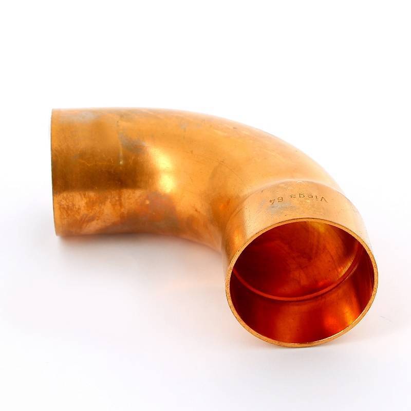 Отвод 90° однораструбный Viega 64 мм под пайку 594350