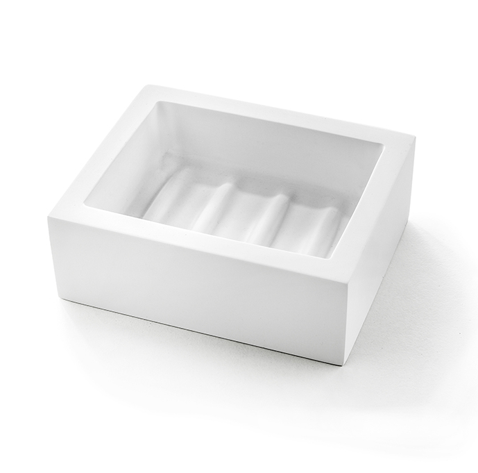 Мыльница 3SC BeMood 100x80x35 мм белый матовый BEMW01A